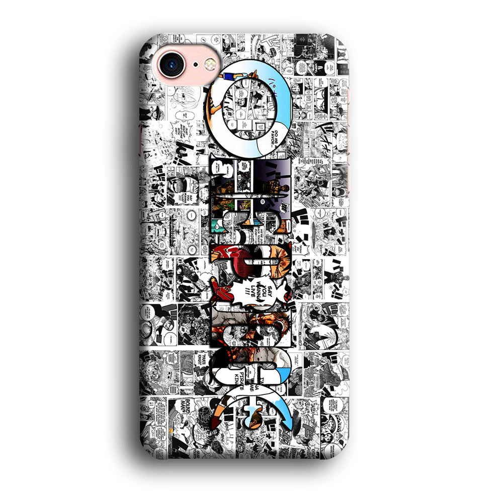 One Piece Comic Background  iPhone SE 2020 Case