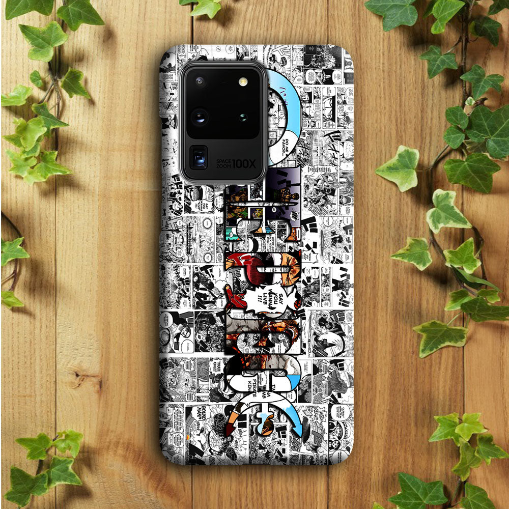 One Piece Comic Background  Samsung Galaxy S20 Ultra Case