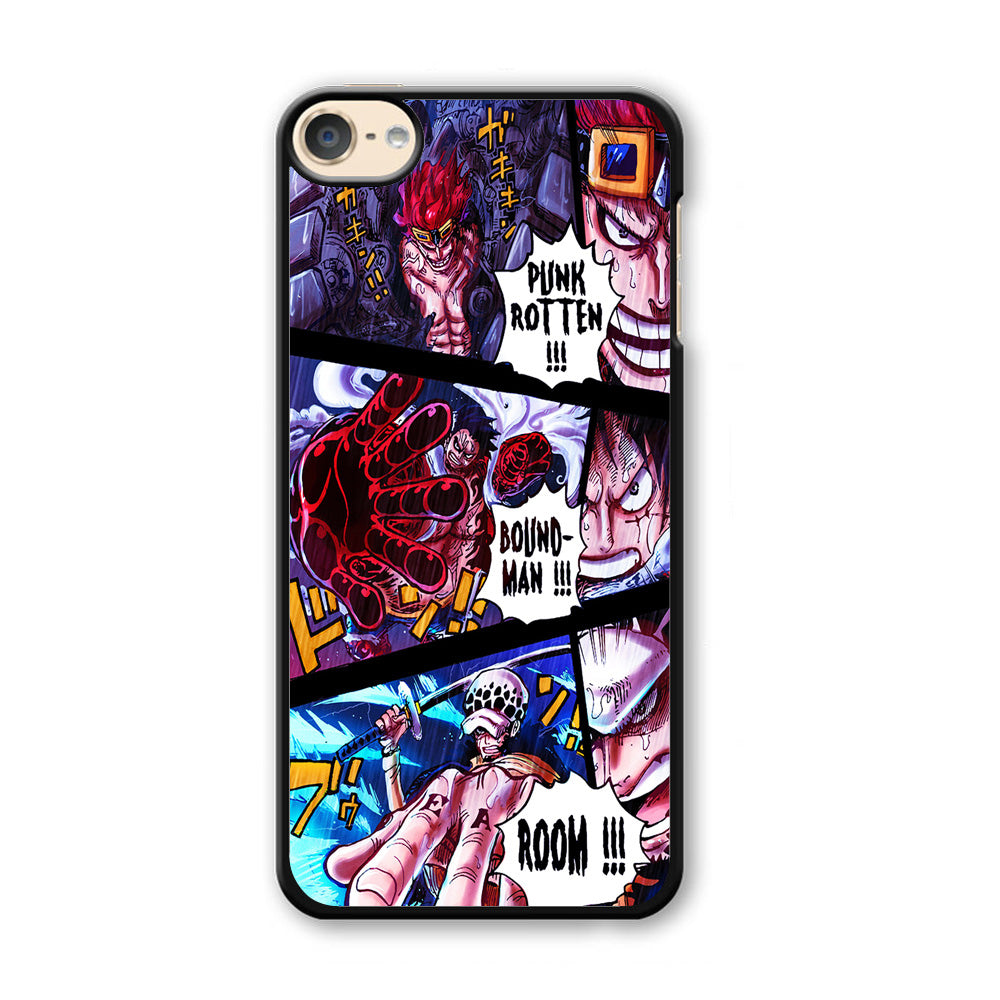 One Piece Luffy Kid Law Comic iPod Touch 6 Case