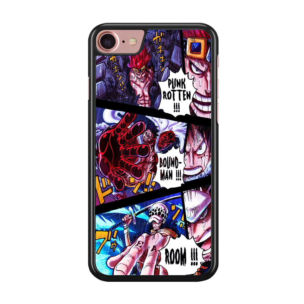 One Piece Luffy Kid Law Comic iPhone SE 2020 Case