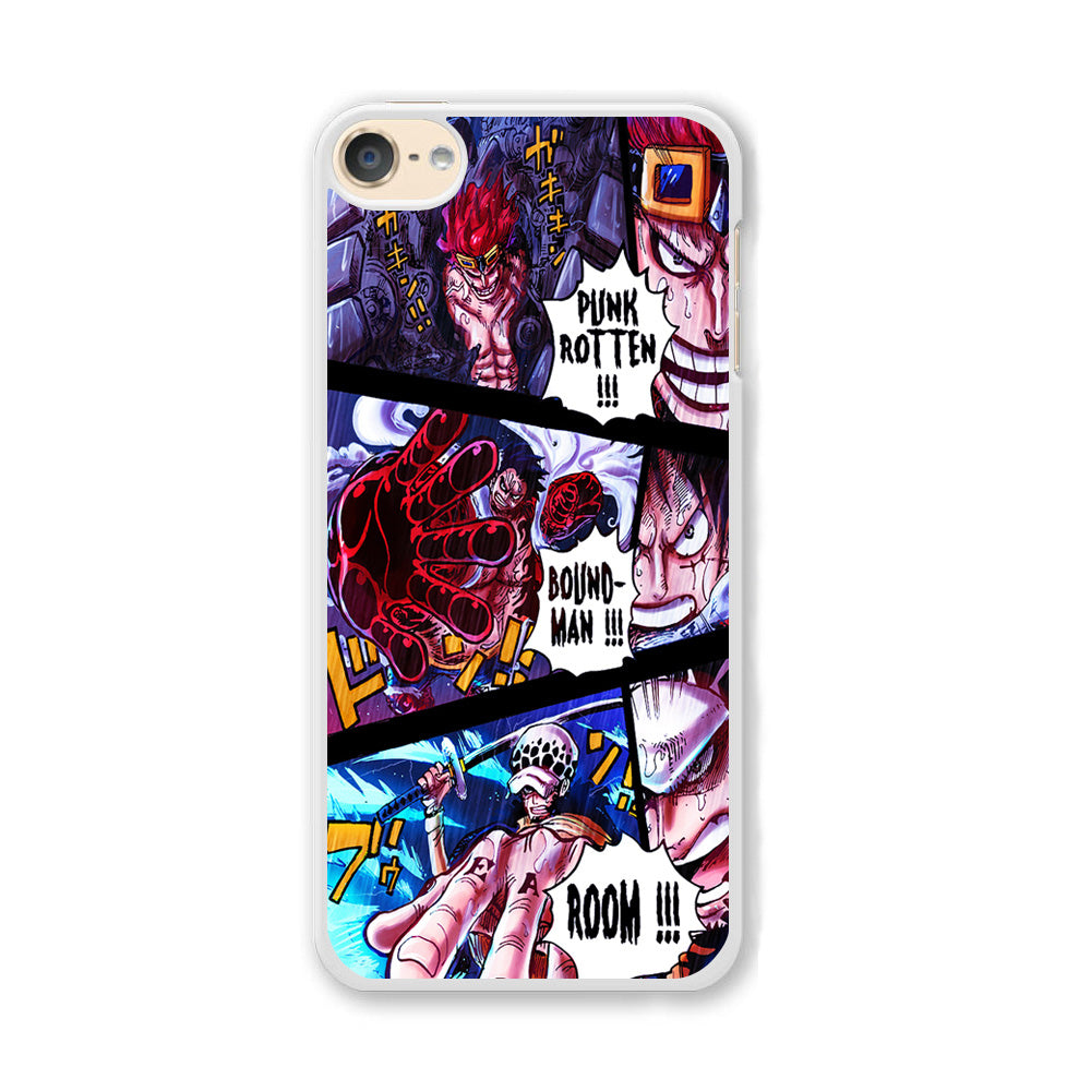 One Piece Luffy Kid Law Comic iPod Touch 6 Case