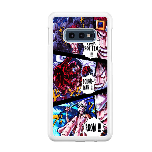 One Piece Luffy Kid Law Comic Samsung Galaxy S10E Case