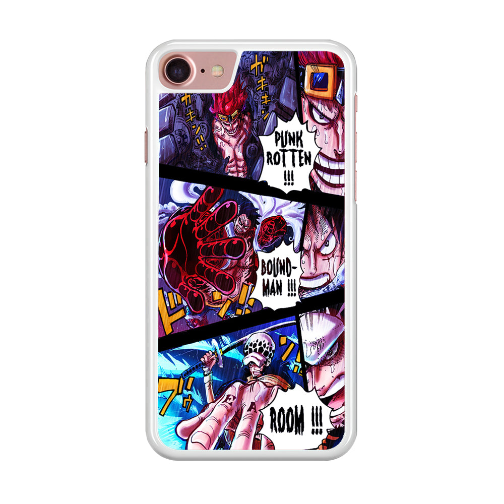 One Piece Luffy Kid Law Comic iPhone SE 2020 Case