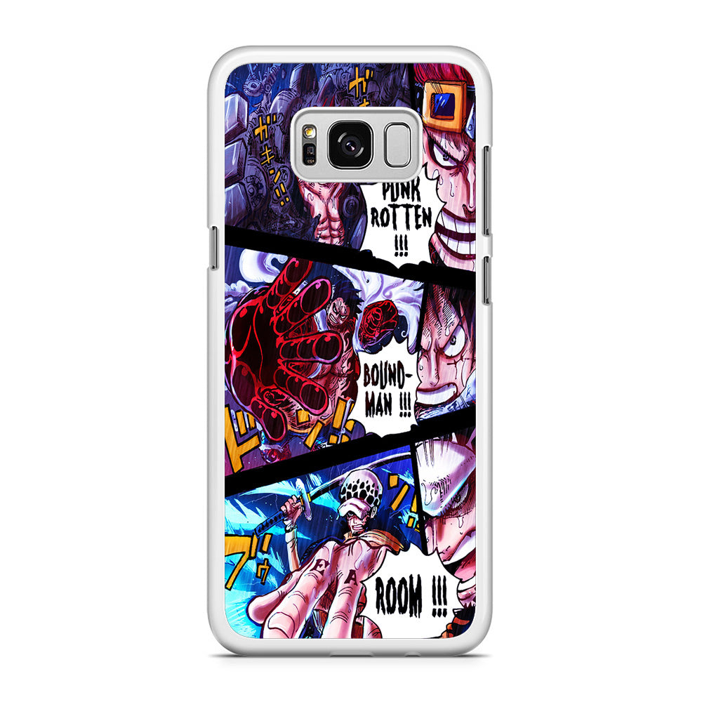 One Piece Luffy Kid Law Comic Samsung Galaxy S8 Case