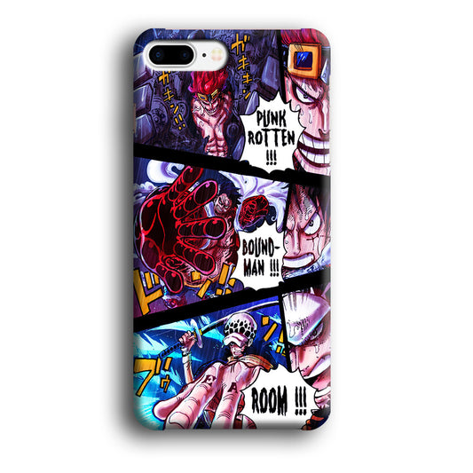 One Piece Luffy Kid Law Comic iPhone 8 Plus Case