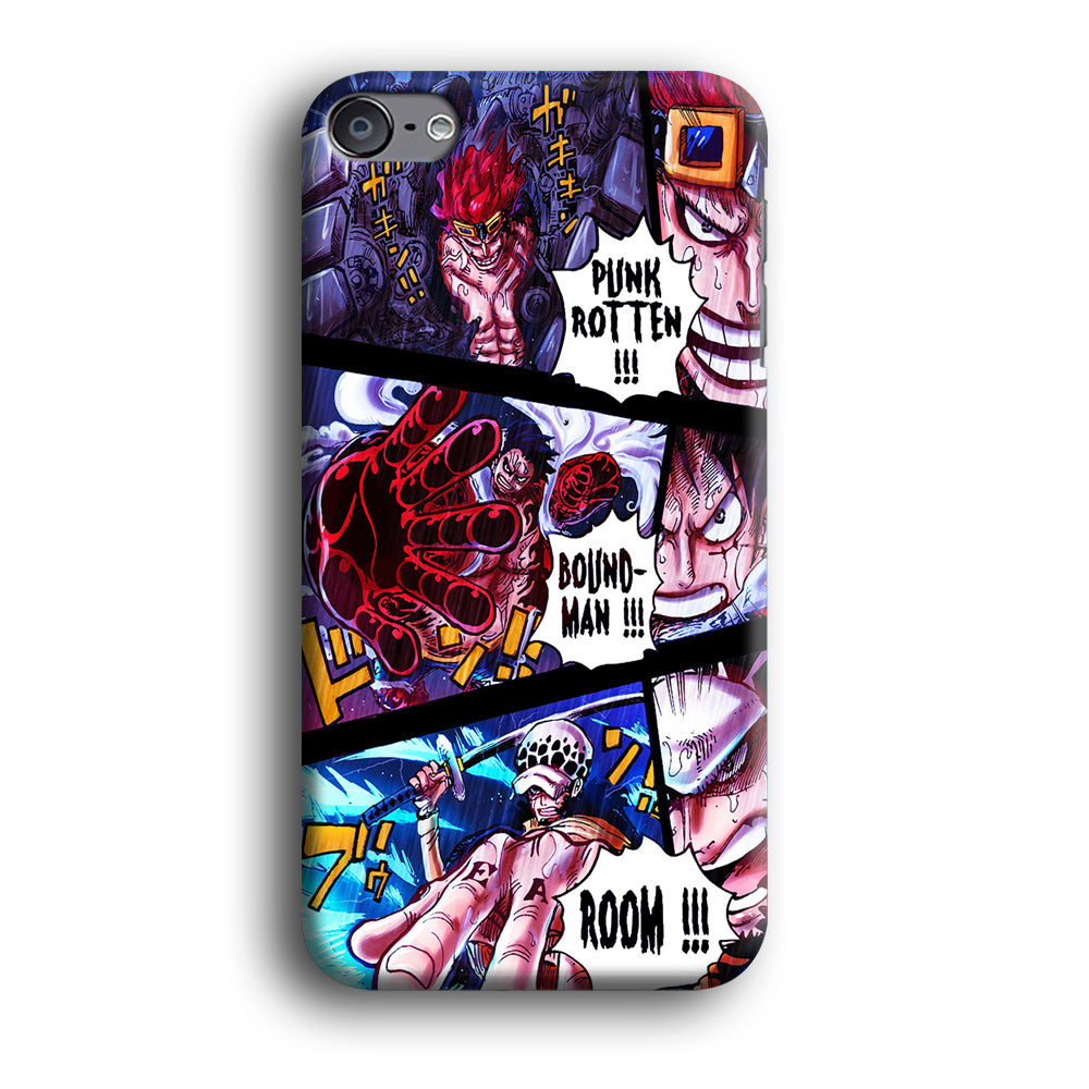 One Piece Luffy Kid Law Comic iPod Touch 6 Case