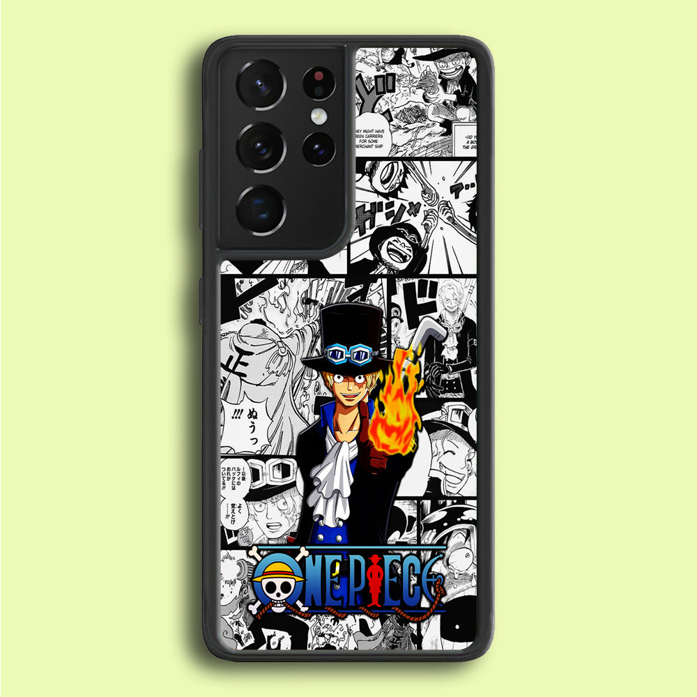 One Piece Sabo Comic Samsung Galaxy S21 Ultra Case