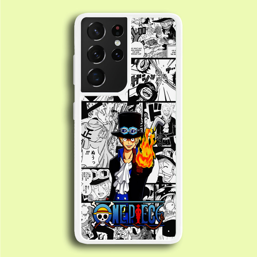 One Piece Sabo Comic Samsung Galaxy S21 Ultra Case