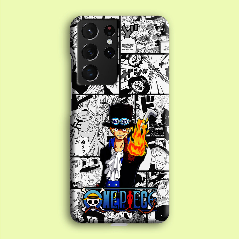 One Piece Sabo Comic Samsung Galaxy S21 Ultra Case