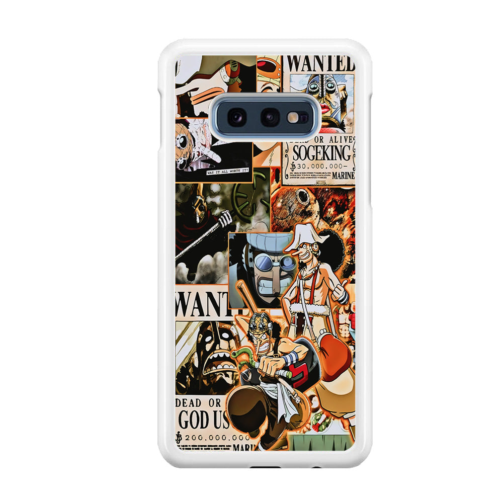 One Piece Sogeking Aesthetic Samsung Galaxy S10E Case