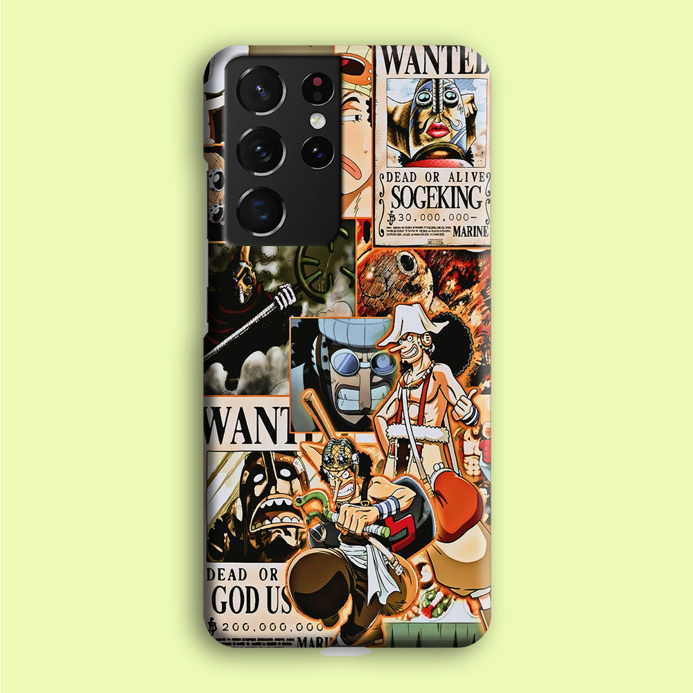 One Piece Sogeking Aesthetic Samsung Galaxy S21 Ultra Case