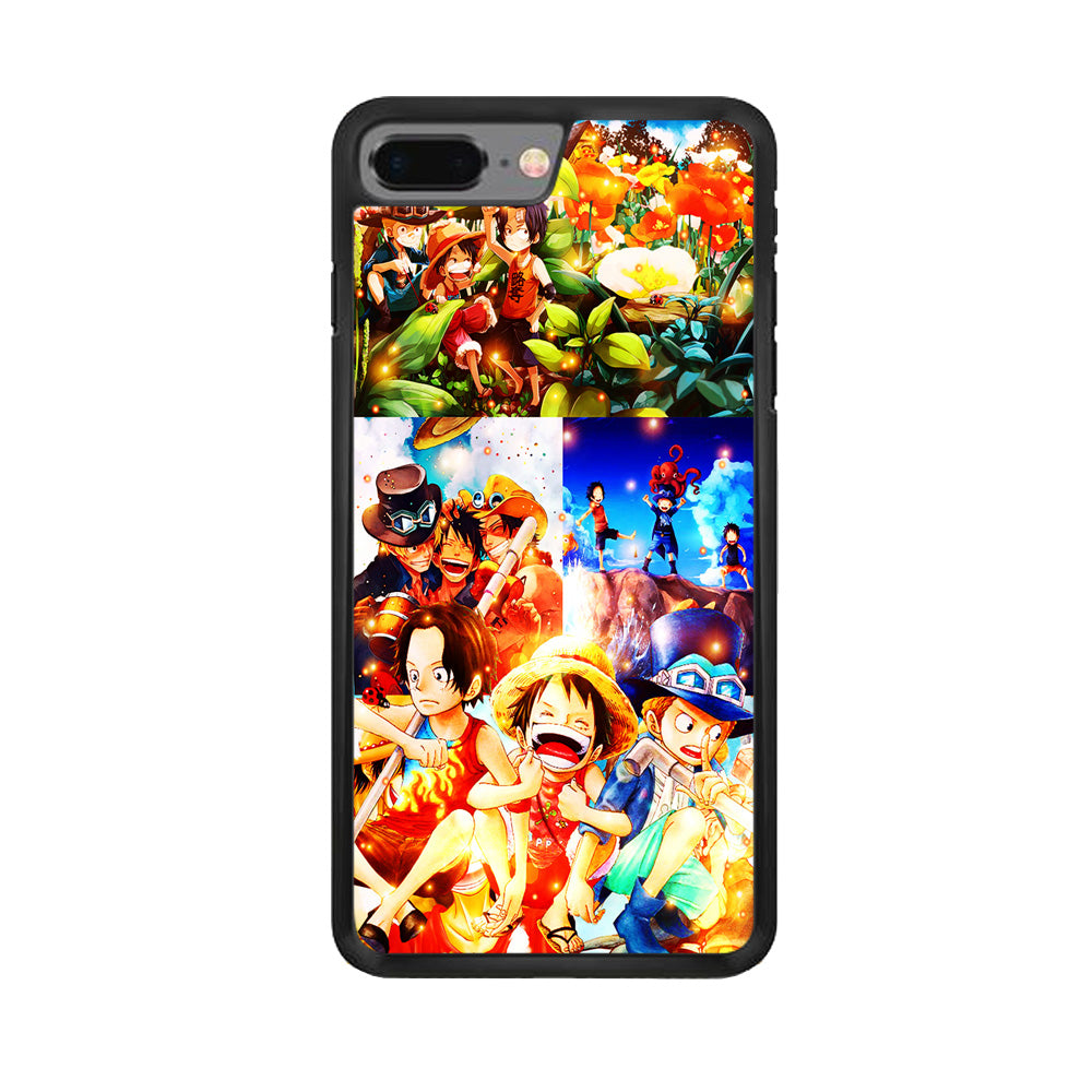 One Piece Three Siblings iPhone 8 Plus Case