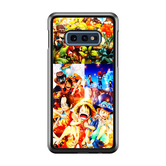 One Piece Three Siblings Samsung Galaxy S10E Case