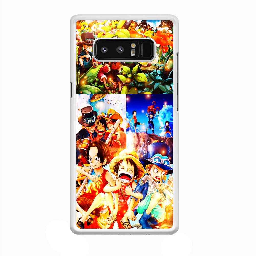 One Piece Three Siblings Samsung Galaxy Note 8 Case