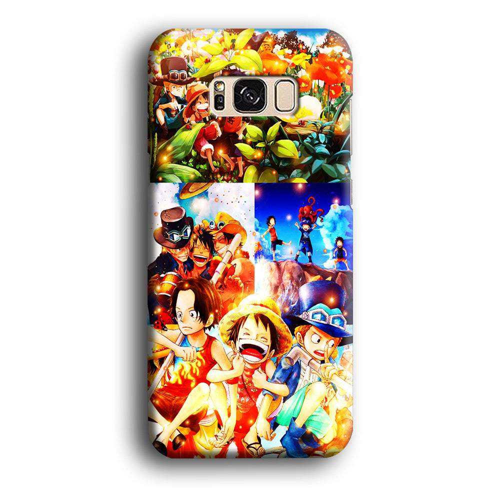 One Piece Three Siblings Samsung Galaxy S8 Case