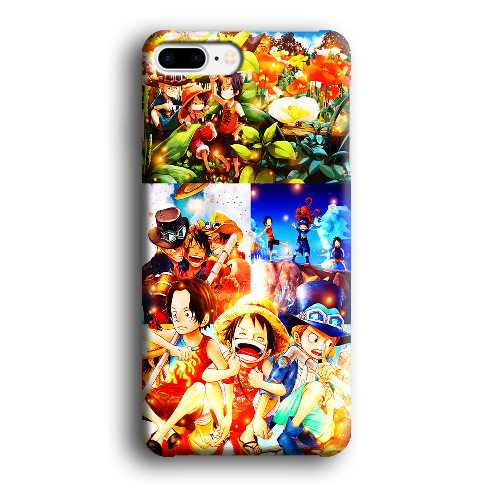 One Piece Three Siblings iPhone 8 Plus Case