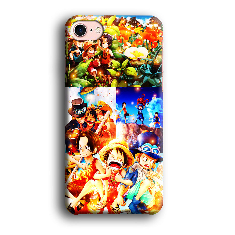 One Piece Three Siblings iPhone 8 Case