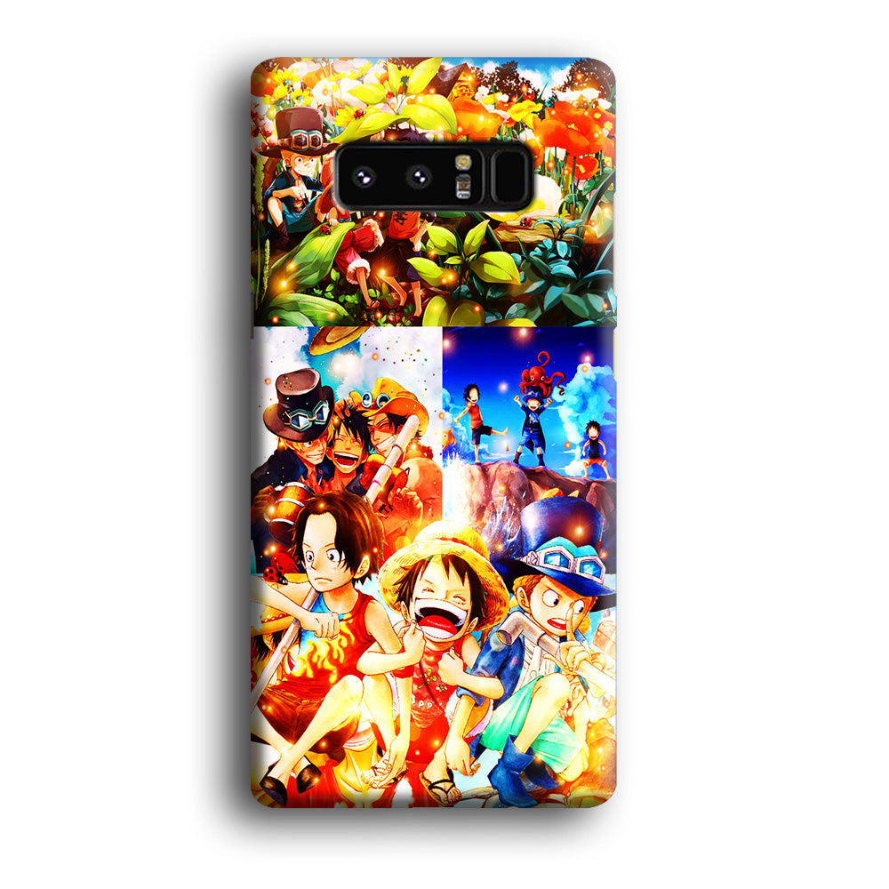 One Piece Three Siblings Samsung Galaxy Note 8 Case