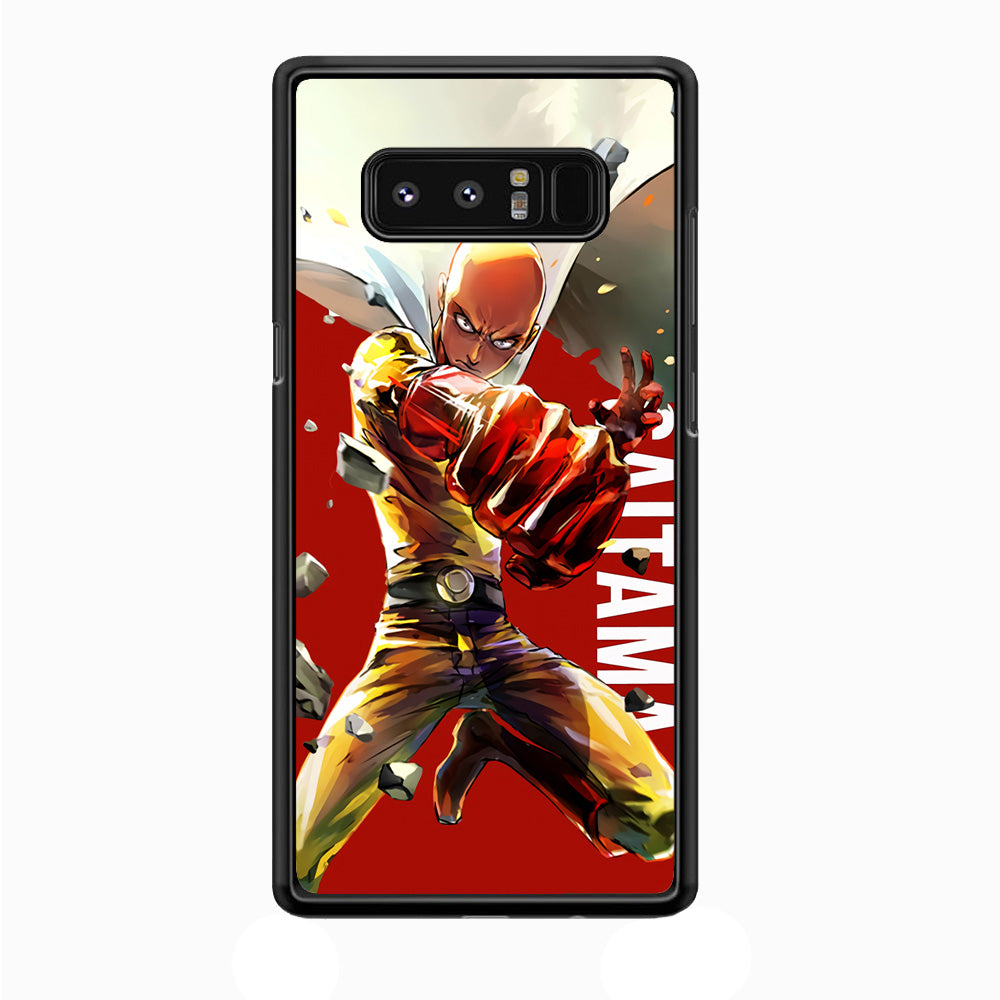 One Punch Man Saitama Red Samsung Galaxy Note 8 Case