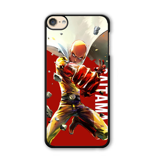 One Punch Man Saitama Red iPod Touch 6 Case