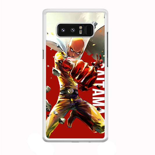 One Punch Man Saitama Red Samsung Galaxy Note 8 Case