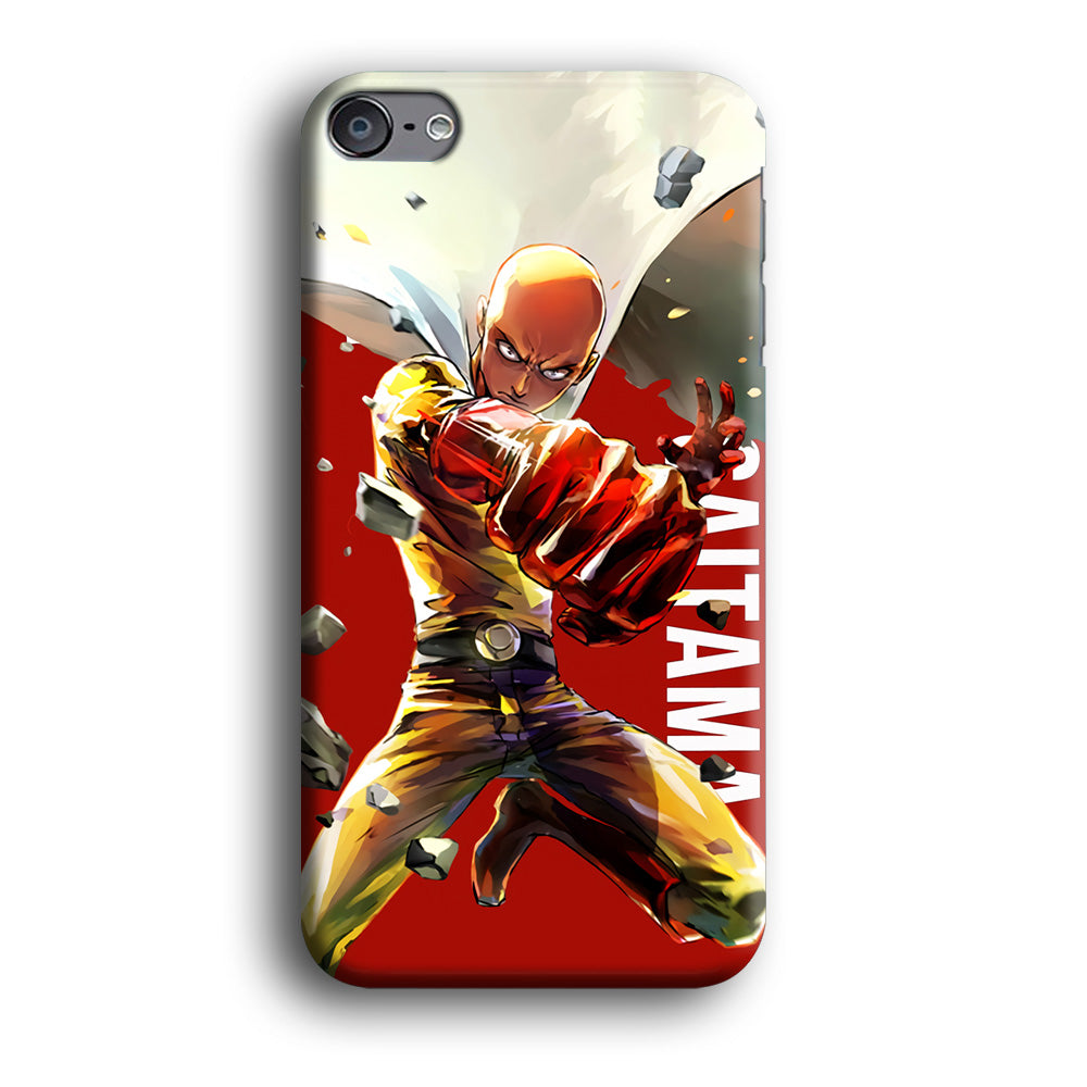 One Punch Man Saitama Red iPod Touch 6 Case