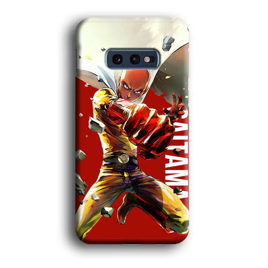 One Punch Man Saitama Red Samsung Galaxy S10E Case