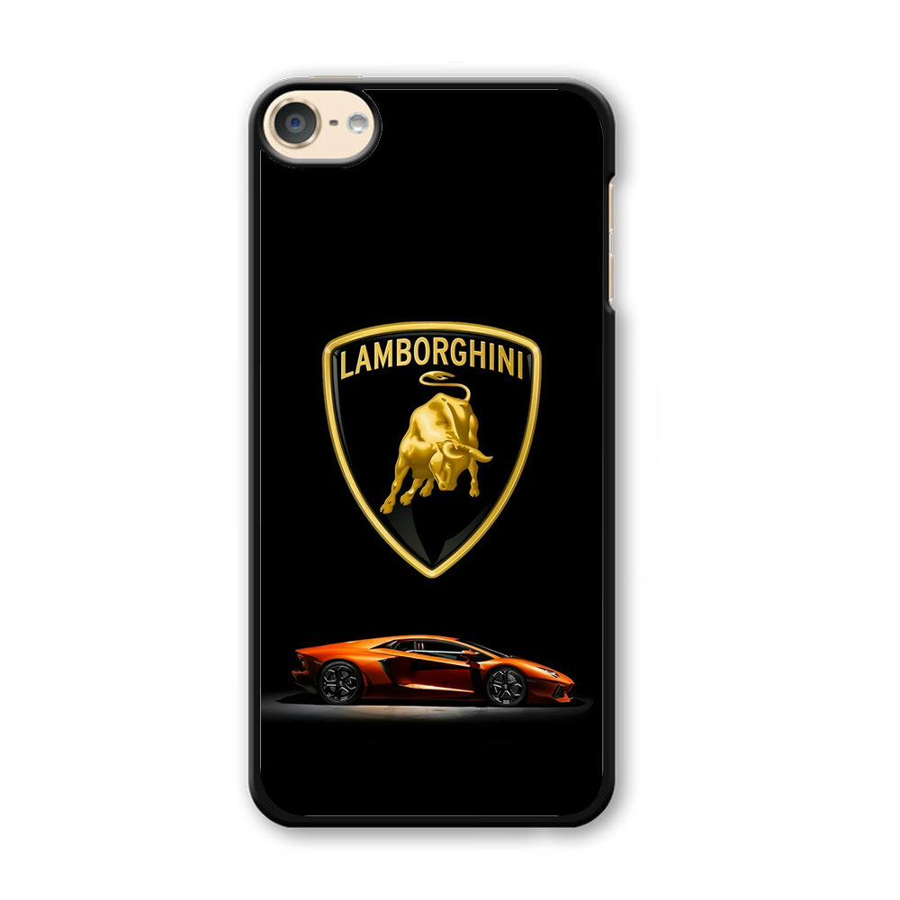 Orange Car Lamborghini Logo iPod Touch 6 Case