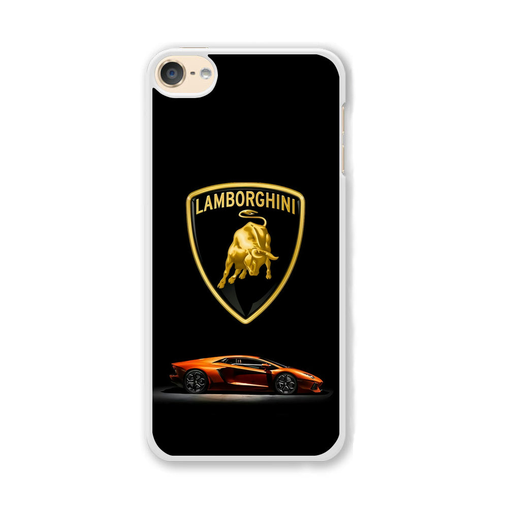 Orange Car Lamborghini Logo iPod Touch 6 Case