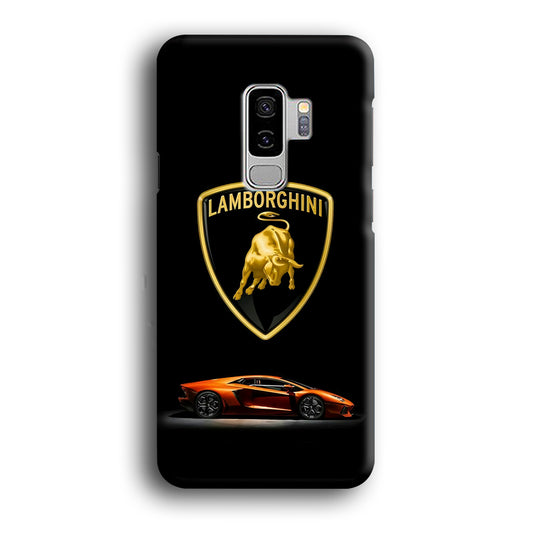 Orange Car Lamborghini Logo Samsung Galaxy S9 Plus Case