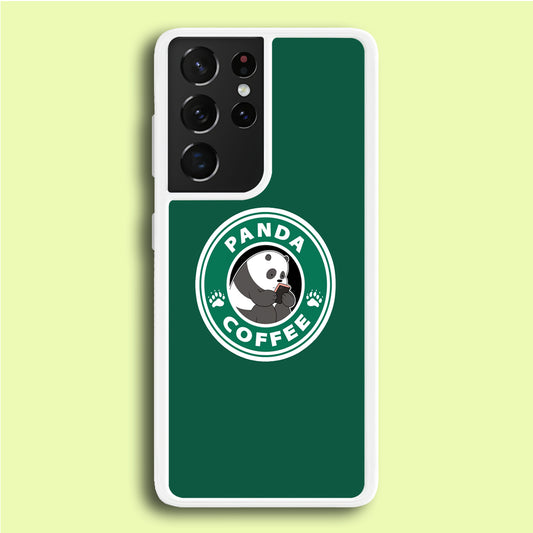 Panda Coffee Samsung Galaxy S21 Ultra Case