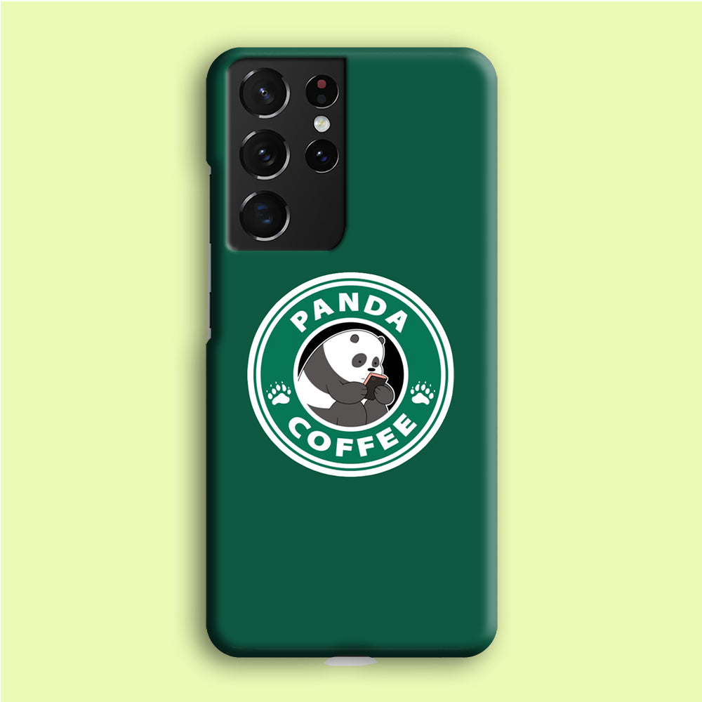 Panda Coffee Samsung Galaxy S21 Ultra Case