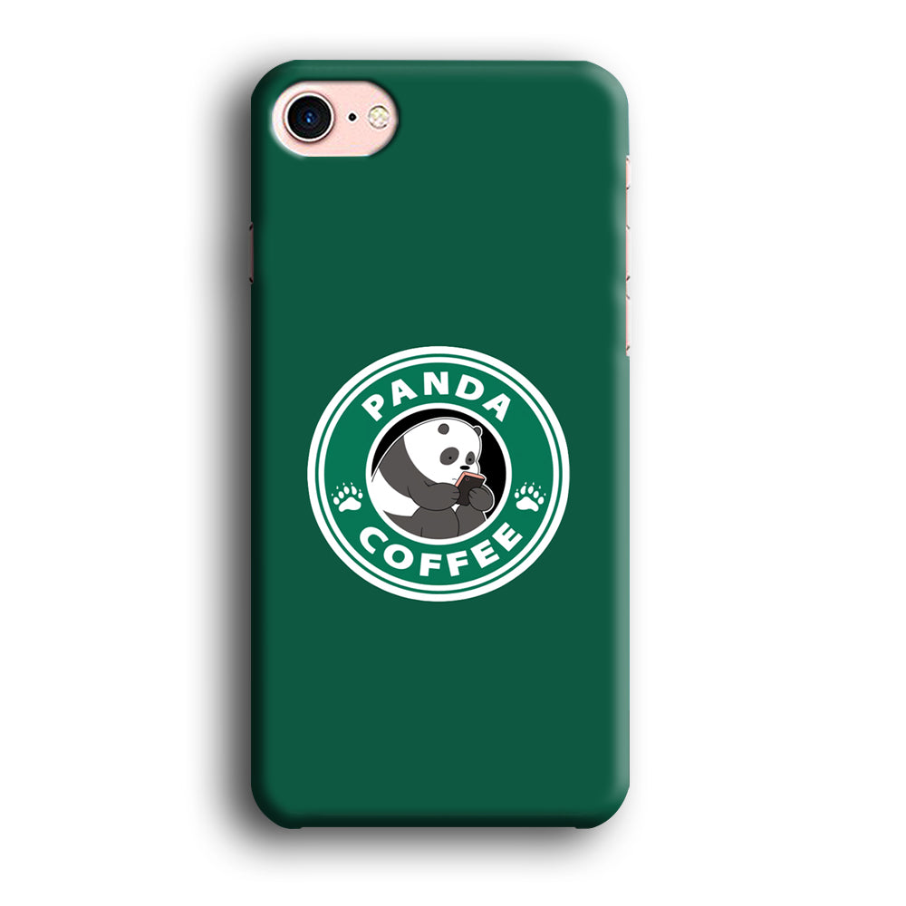 Panda Coffee iPhone 8 Case