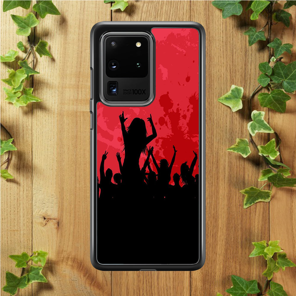 Party Silhouette Samsung Galaxy S20 Ultra Case