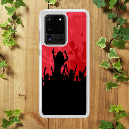 Party Silhouette Samsung Galaxy S20 Ultra Case