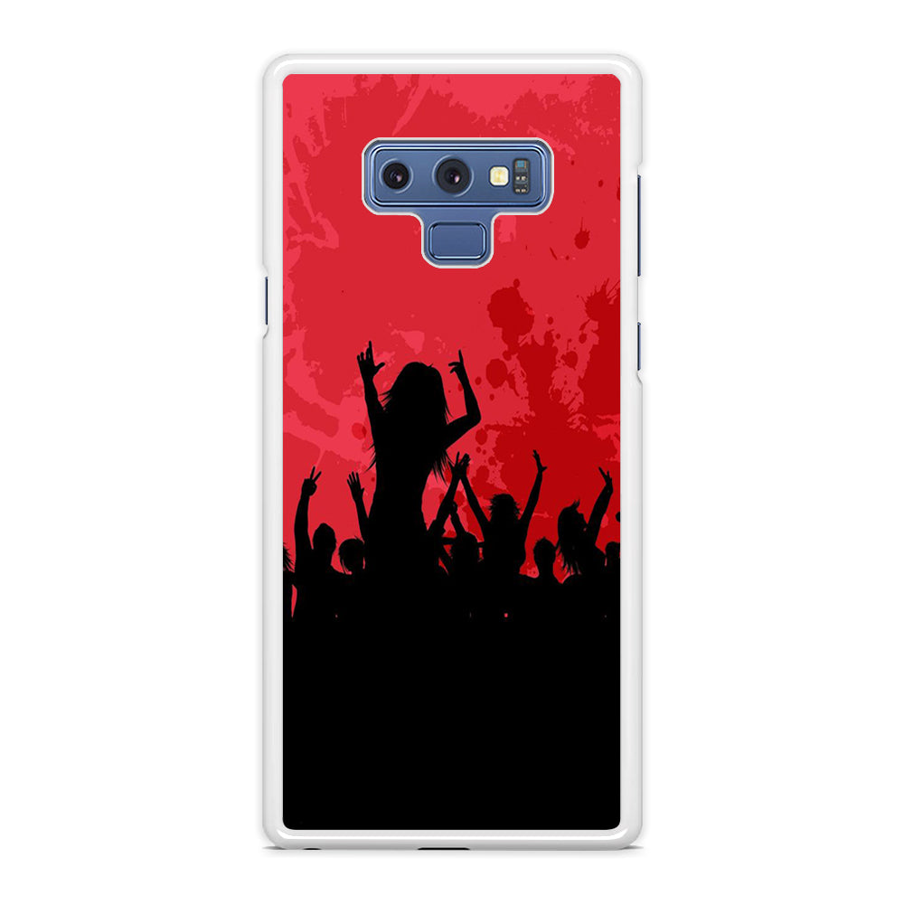 Party Silhouette Samsung Galaxy Note 9 Case