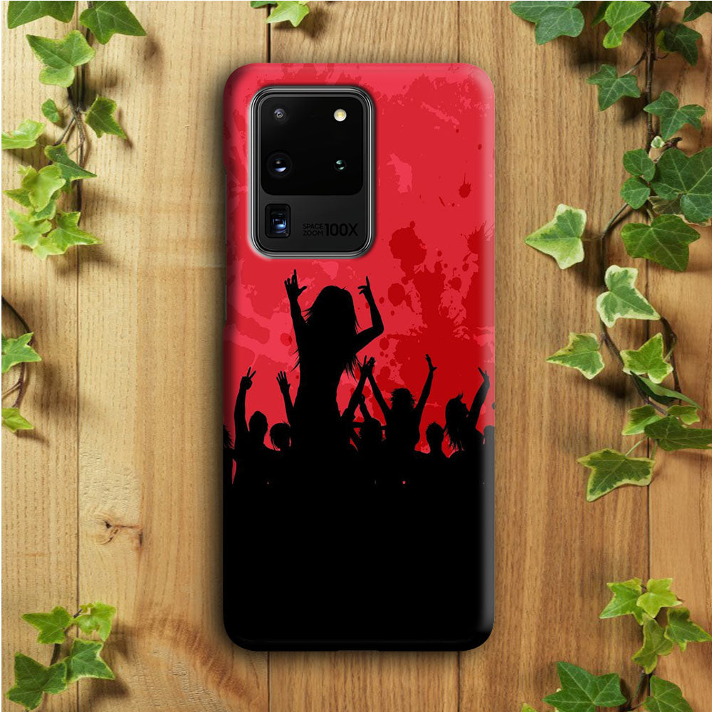 Party Silhouette Samsung Galaxy S20 Ultra Case