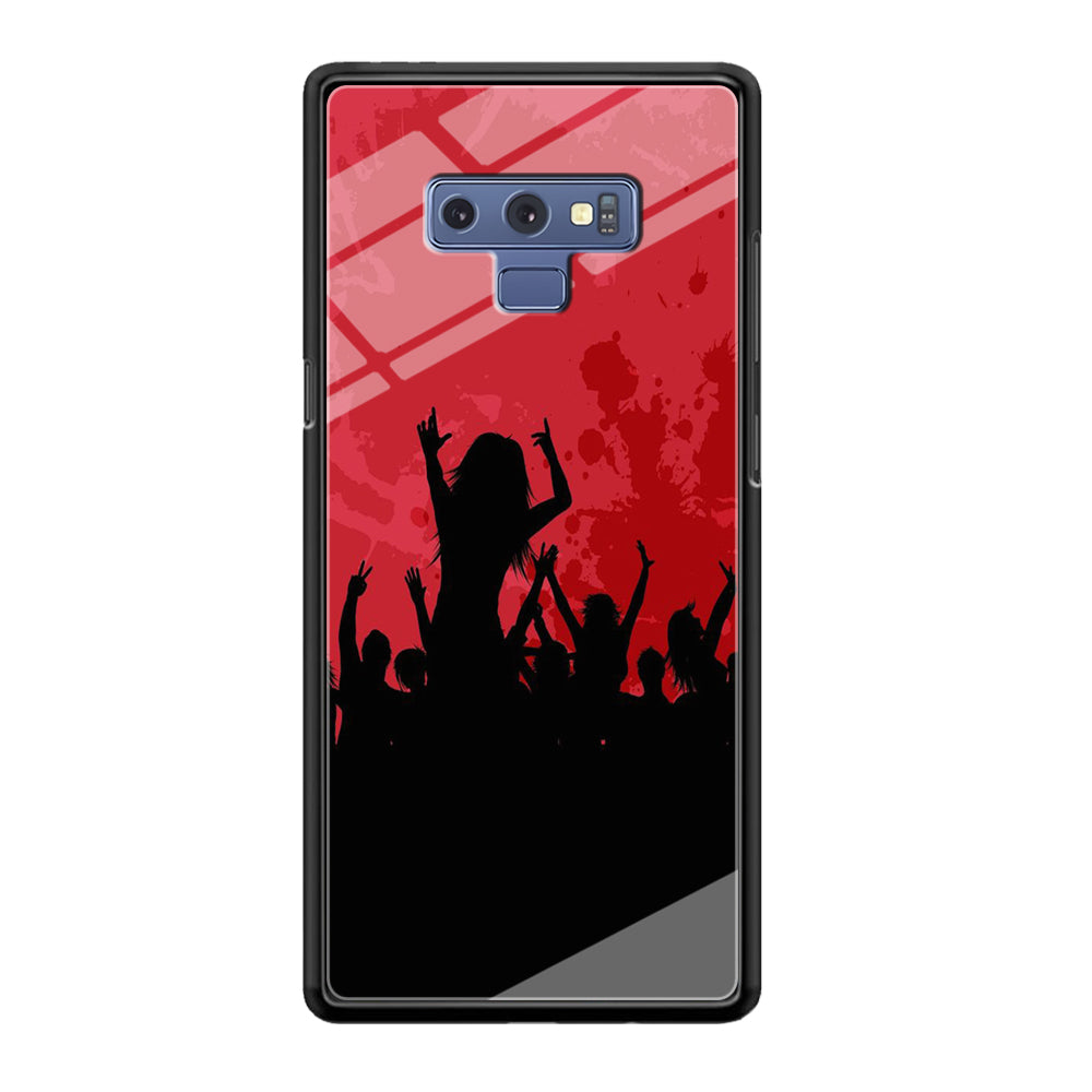 Party Silhouette Samsung Galaxy Note 9 Case
