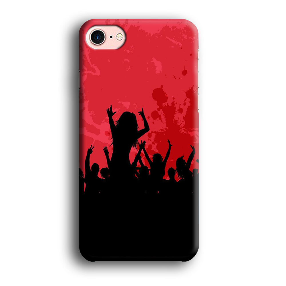 Party Silhouette iPhone 8 Case