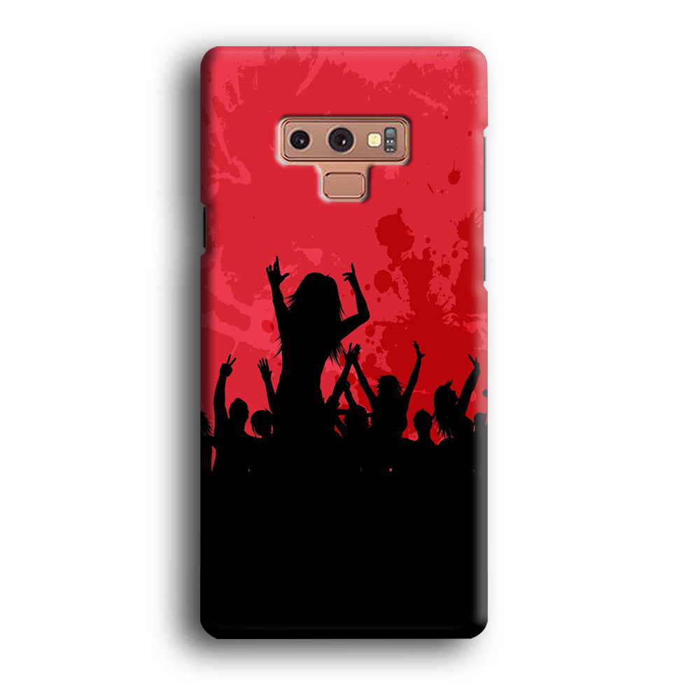 Party Silhouette Samsung Galaxy Note 9 Case