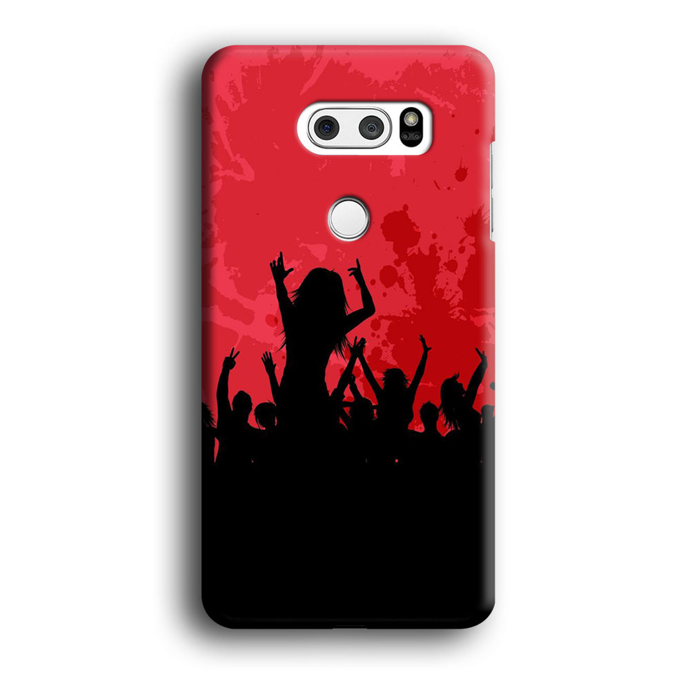 Party Silhouette LG V30 3D Case