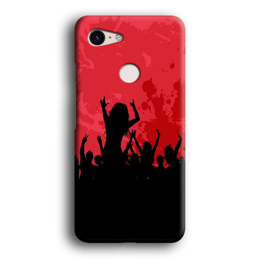 Party Silhouette Google Pixel 3 XL 3D Case