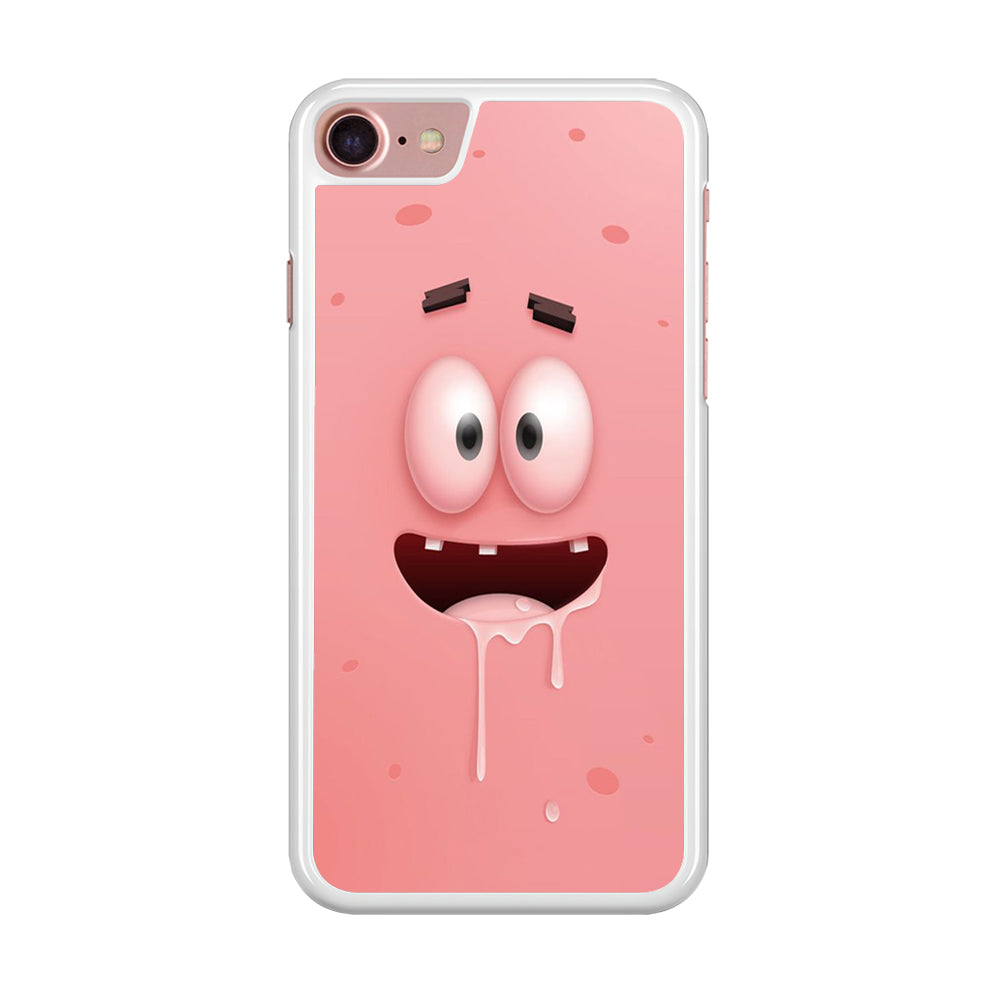 Patrick Star smiling face iPhone 8 Case