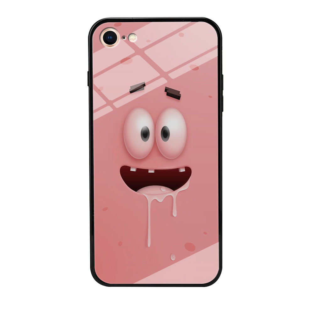 Patrick Star smiling face iPhone 8 Case