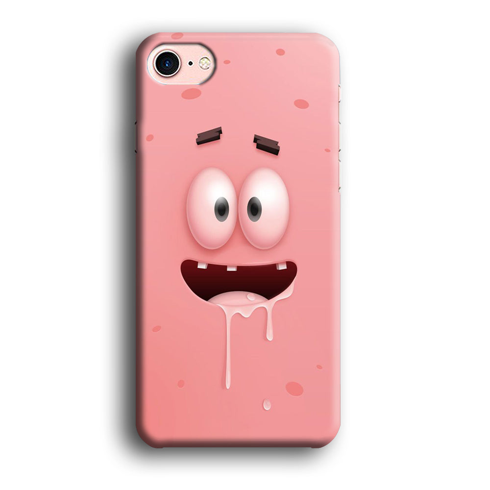 Patrick Star smiling face iPhone 8 Case