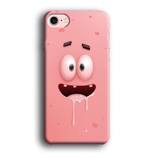 Patrick Star smiling face iPhone 8 Case