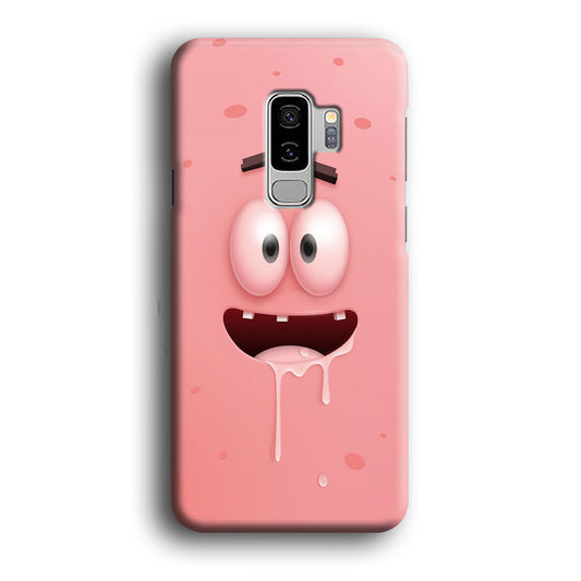 Patrick Star smiling face Samsung Galaxy S9 Plus Case