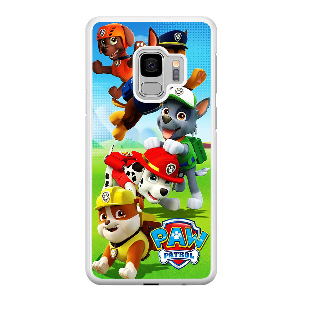 Paw Patrol Five Dogs Samsung Galaxy S9 Case