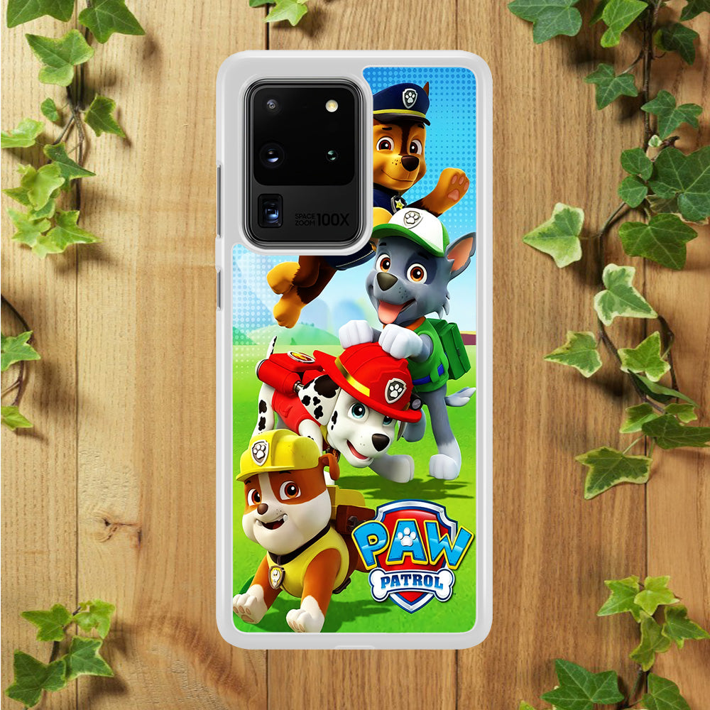 Paw Patrol Five Dogs Samsung Galaxy S20 Ultra Case