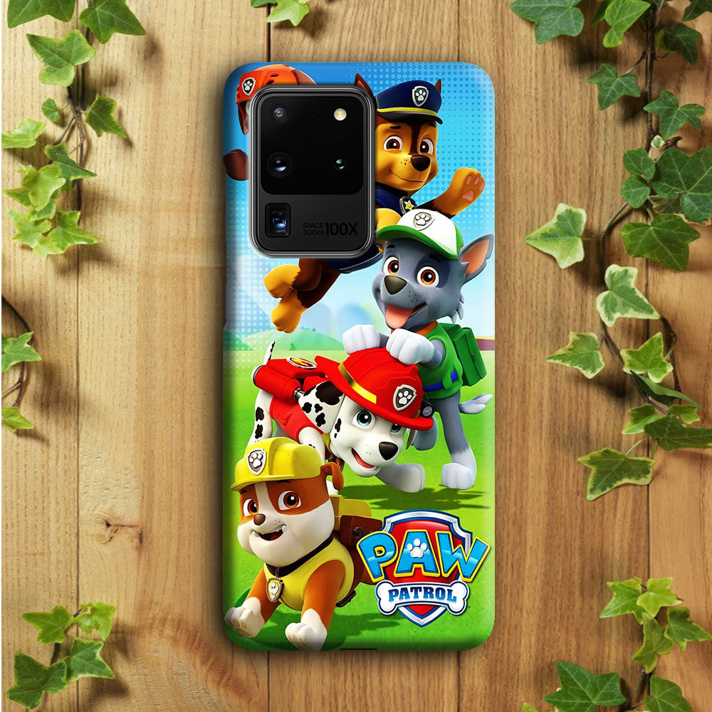 Paw Patrol Five Dogs Samsung Galaxy S20 Ultra Case